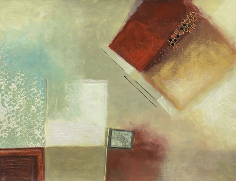 Framed Fire on Ice II Print