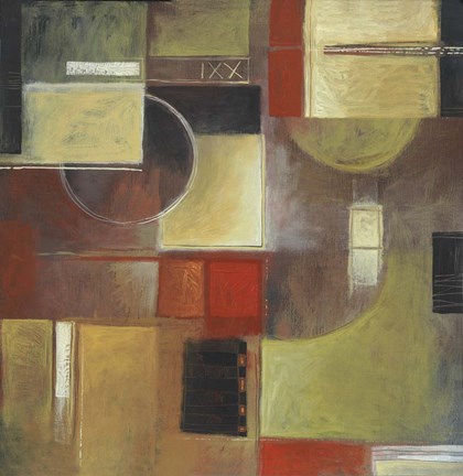 Framed Redworks I Print