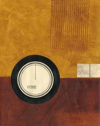 Framed One Vertical Print