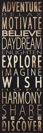 Framed Transit Inspirations II Print