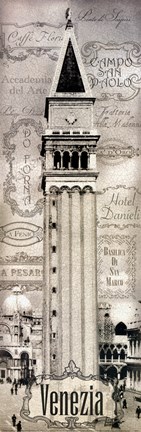 Framed Memories of Venice Print