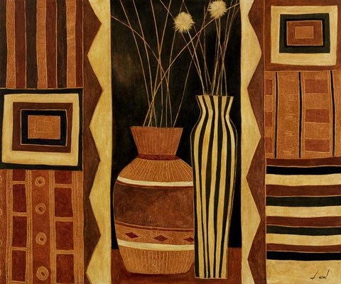 Framed Zig Zag Print