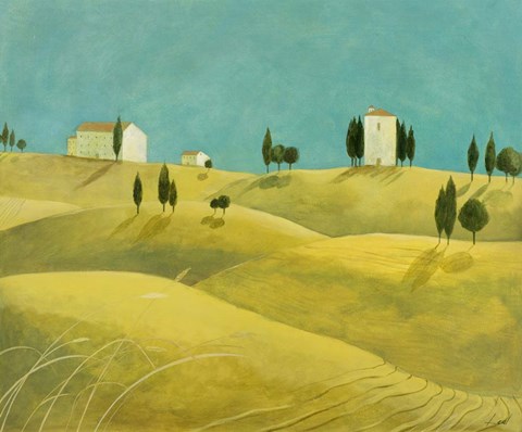 Framed Countryside I Print