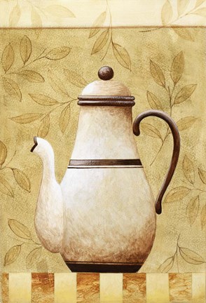 Framed Coffee Pot II Print