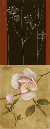 Framed Botanical Panel II Print