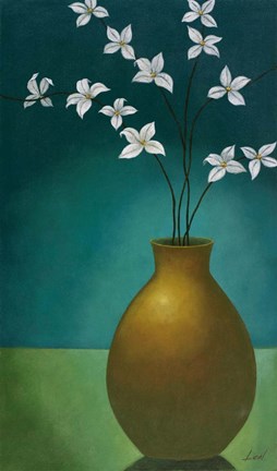 Framed White Display I Print