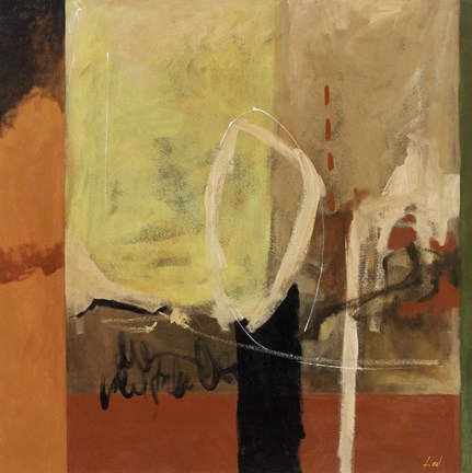 Framed Color Collage I Print