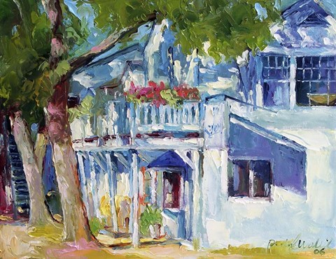 Framed White House Print