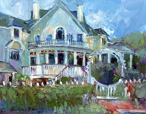 Framed Mansion 2 Print