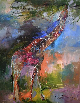 Framed Giraffe Print
