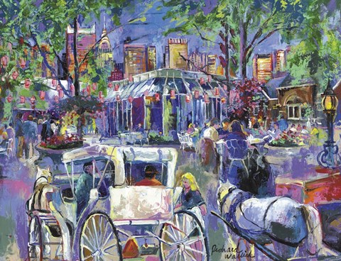 Framed Tavern On The Green 2 Print