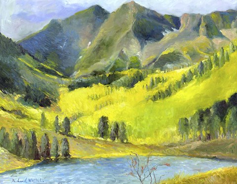 Framed Marron Bells Print