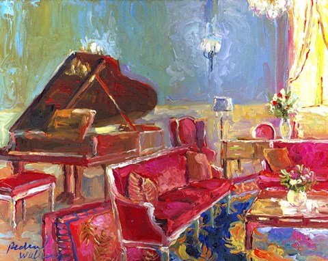 Framed Piano Bar 2 Print