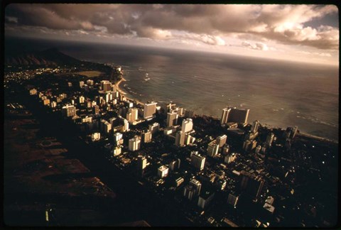 Framed Waikiki Beach Print