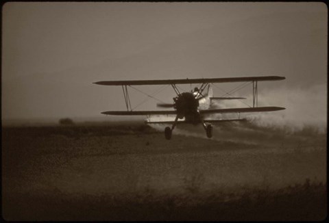 Framed Crop Duster II Print