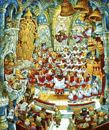 Framed Howl-A-Lujah Print