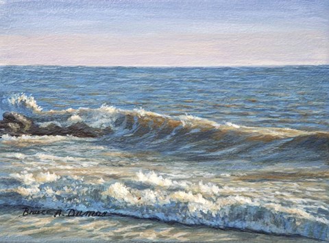 Framed Catch The Wave Print