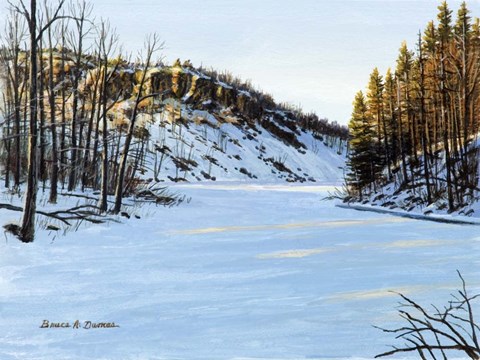 Framed Mirror Lake Print