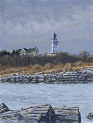 Framed Storm Light Print