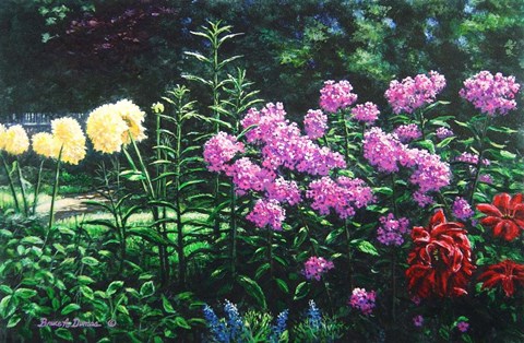 Framed Ravens&#39; Garden Print