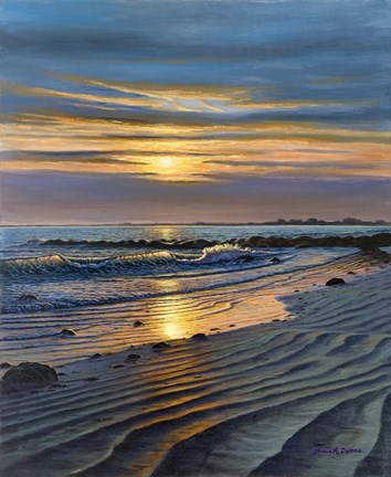 Framed Maine Impact Print