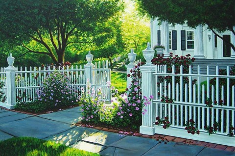 Framed Southport Mansion Print