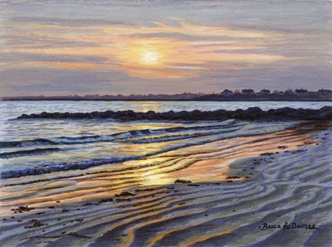 Framed Sunset In York Print