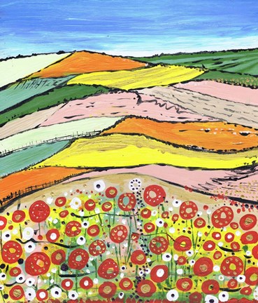 Framed Colours Of Spring Print