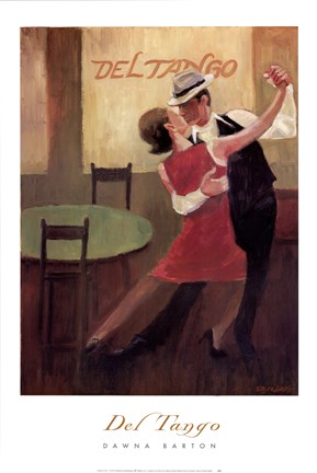 Framed Del Tango Print