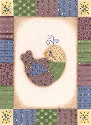 Framed Chicken II Print