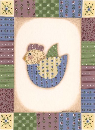 Framed Chicken VI Print