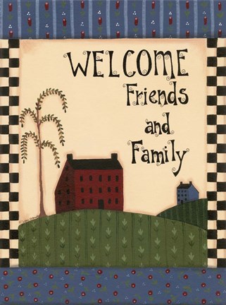 Framed American Home V Print