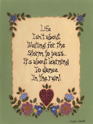 Framed Life's Lessons III Print