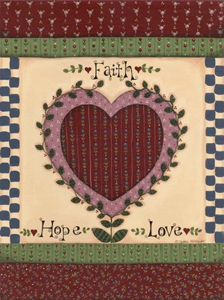 Framed Love III Print