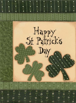 Framed Patrick's Patterns Print