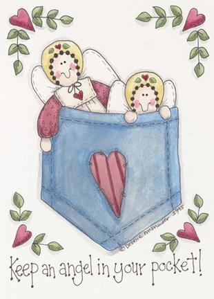 Framed Angel In Your Pocket Print