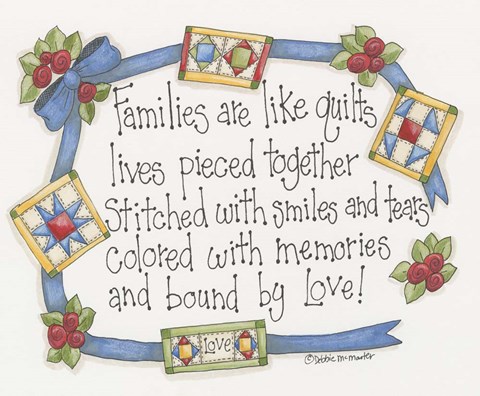 Framed Like Quilts Print