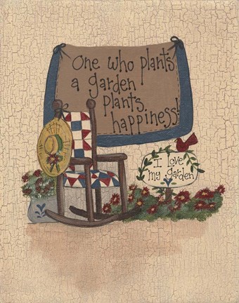 Framed Plant Happiness Print