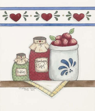 Framed Strawberry Jam Print