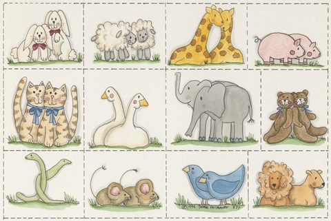 Framed Two By Two Print