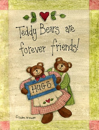 Framed Bear Hugs Print