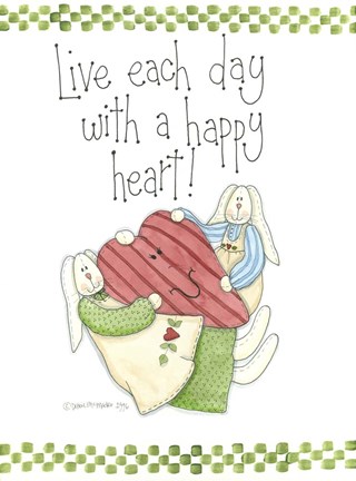 Framed Happy Heart Print