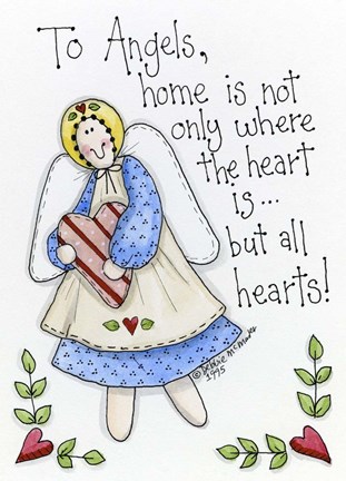 Framed To Angels Print