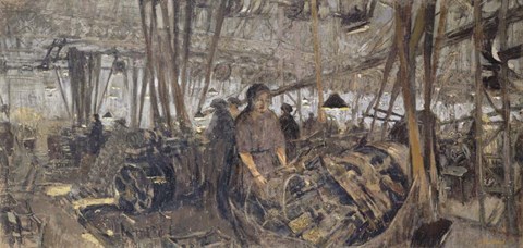 Framed Weapon factory at Lyon: the Turns, 1916-1917 Print
