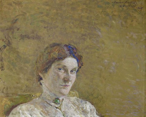 Framed Portrait of the Actress Suzanne Desprez, 1908 Print