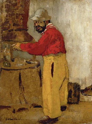 Framed Henri de Toulouse-Lautrec at Villeneuve Sur Yonne, 1898 Print
