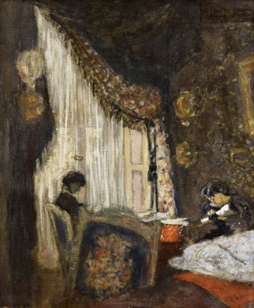 Framed Madame Hessel at the Window Print