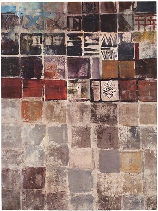 Framed Matelasse Tile Print