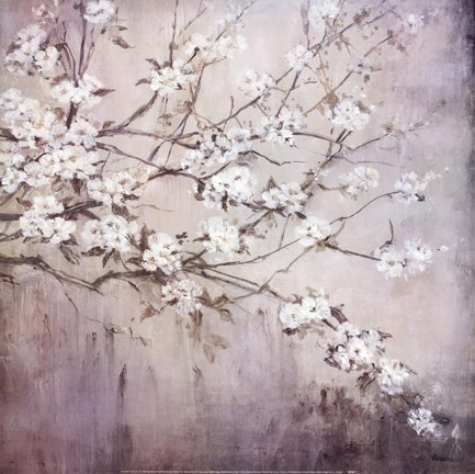 Framed White Elegance Print