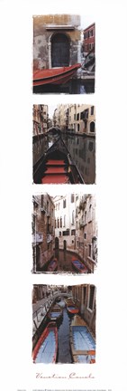 Framed Venetian Canals Print